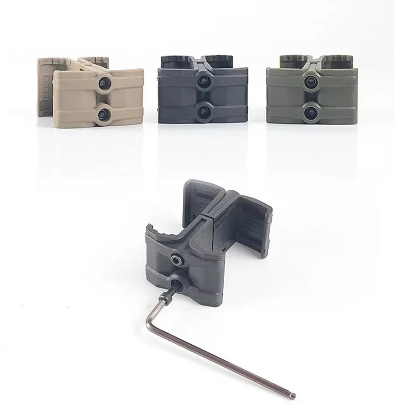 Rifle Magazine Connector Tactical Clip Dual Parallel for AK AR15 M4 MP5 Airsoft Mag Hunting Accessory