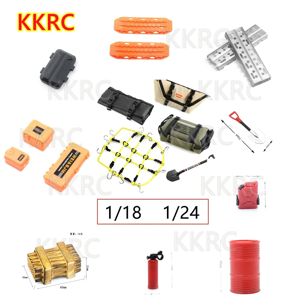 

GGRC 1/18 1/24 RC Гусеничный автомобиль украшение сумка багаж сетка спальный мешок мини Лопата для TRX4M SCX24 AX24 FMS24 MINIZ Xiaomi Ji
