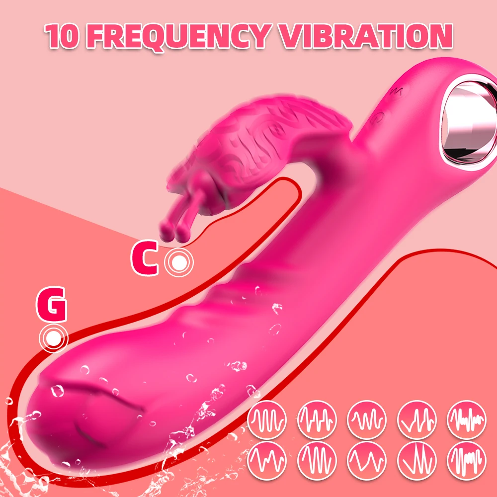 Rose Vibrator Vagina Massage Wand G Spot Clitoris Stimulator Dildo Vibrating Wand Adult Sex Toy For Women 18 + Erotic Sex Product