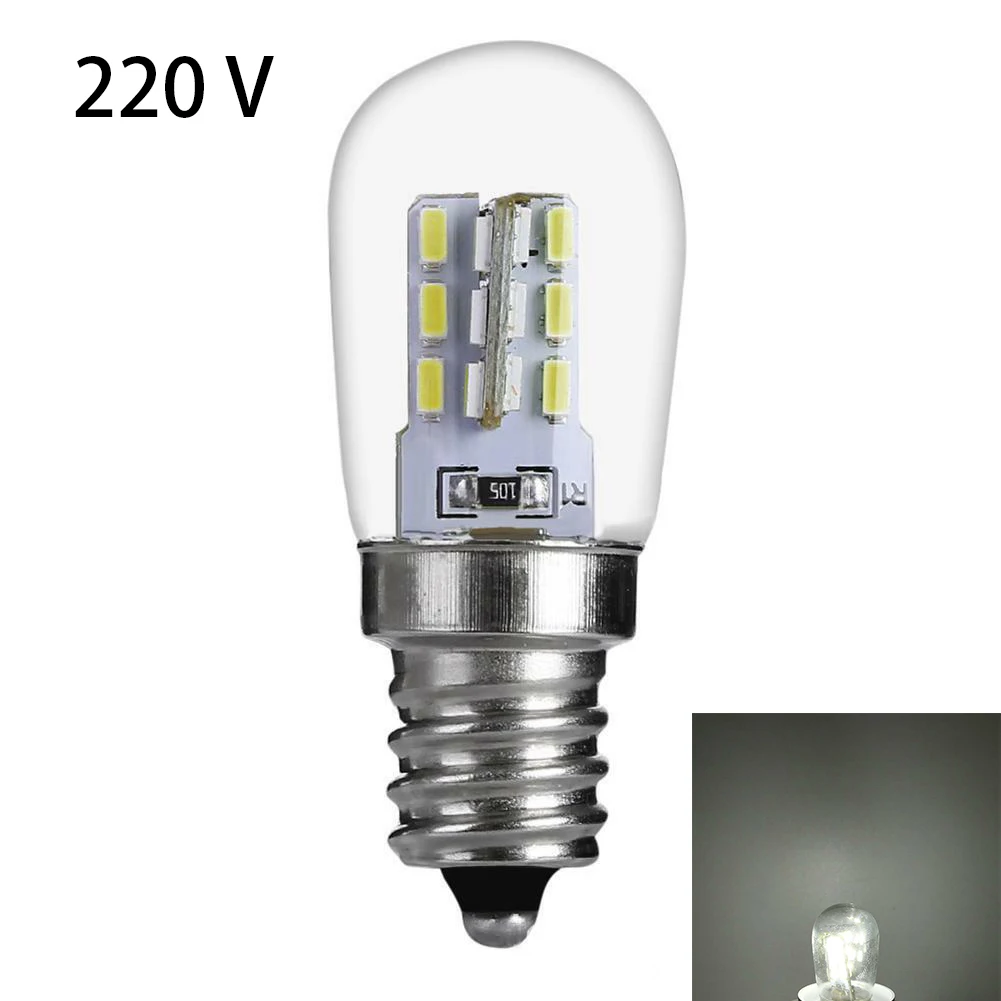 

Энергосберегающая лампа для дома, стеклянная лампа для кухонного холодильника, 220 В, для ресторана, для чтения комнаты, E12, стандартная лампа, супер свет