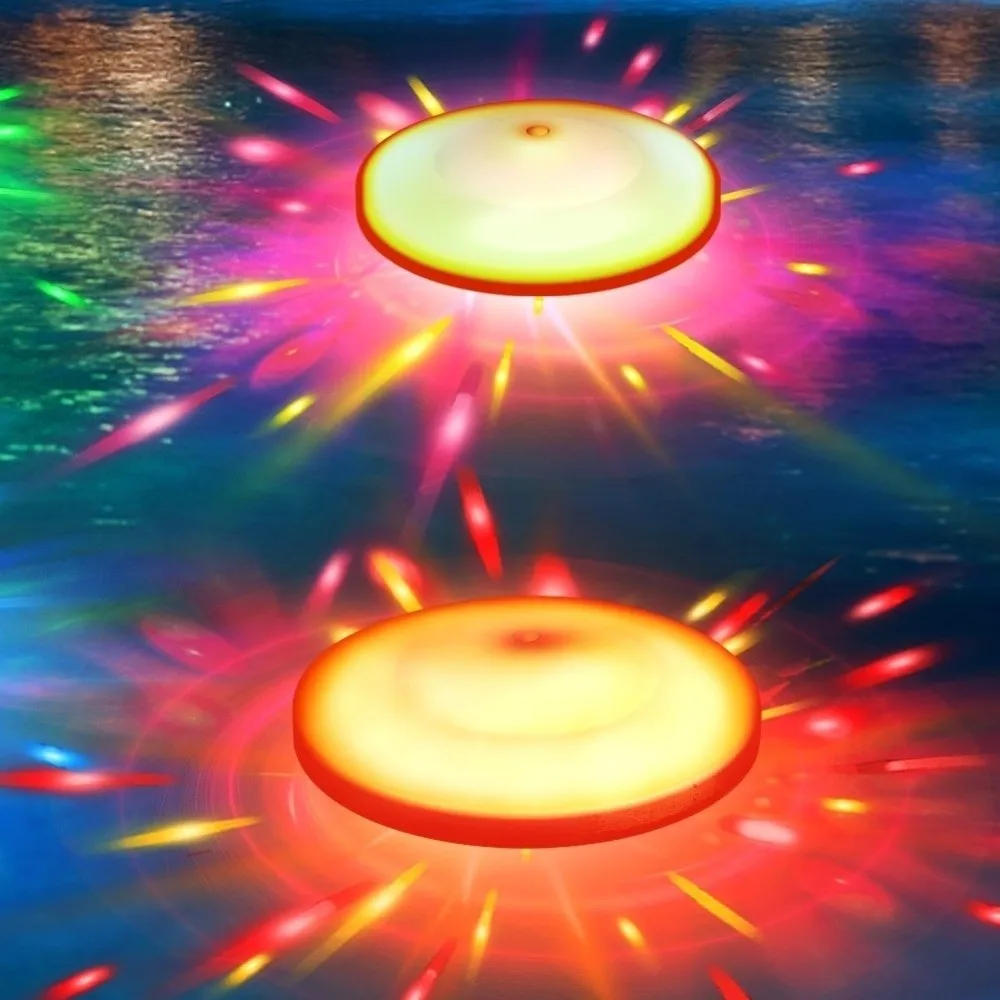 Description Picture 4 of itemFountain Light Multi Color Led Floating Lights 7 Color Changing Swimming Pool Lamp Waterproof Water Drift Lamp Wedding Party