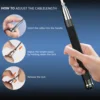 Professional Grade Jump Rope with Ball Bearings and Adjustable Aluminum Alloy Handle for Speed and Endurance Training 3