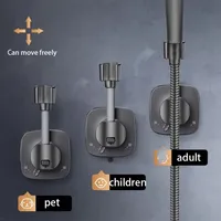 ที่ยึดฝักบัวแบบสุญญากาศขนาดใหญ่ แรงยึดเกาะสูง ไม่ต้องเจาะผนัง ปรับระดับได้ 6