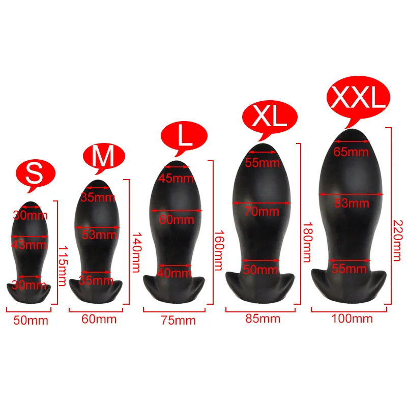 Enorme butt plug giocattoli del sesso anale per donne uomini gay massaggiatore della prostata bdsm giocattolo sexy grande dildo anale butt plug per adulti_voghion.com