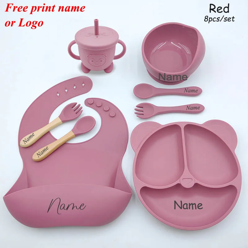 Red 8 Pcs