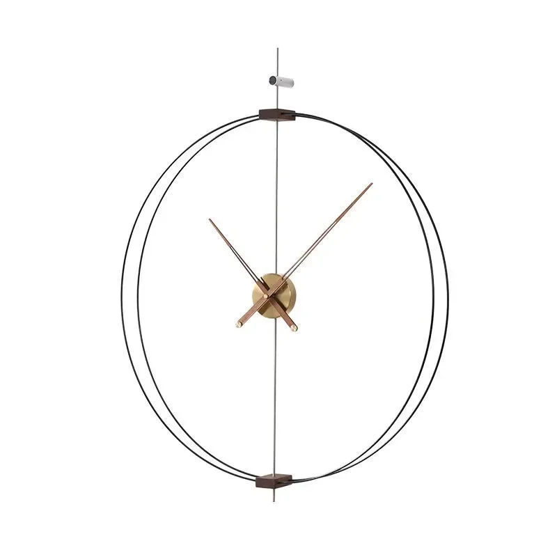 Wall Clock Aesthetic Design Wall Clocks Vintage Korean Simple Restaurant Nordic Clock Wall Round Korean Vintage Reloj De Pared Home Decor