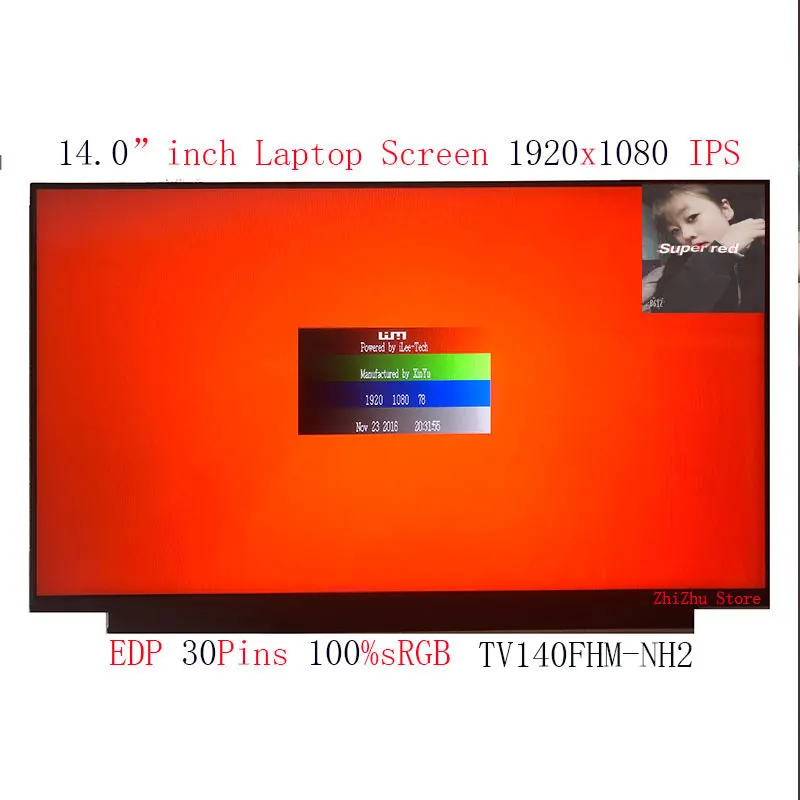 

BOE TV140FHM NH2 1920*1080 30pins 100% Tested 14.0" Inch LCD Screen Display Panel Matrix IPS EDP