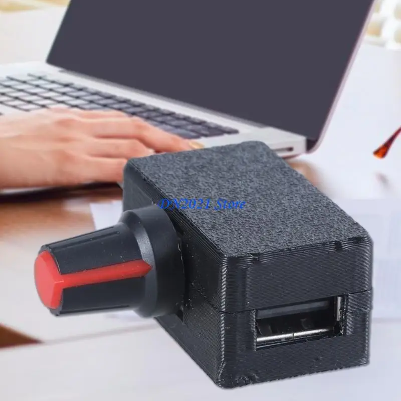 F3KE USB 팬 속도 컨트롤러 레귤레이터(스위칭 포함), 5V 무단 조절 모듈
