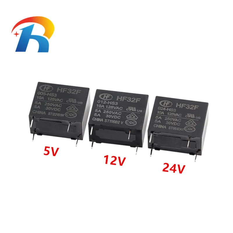 Svobodné doprava energie elektromagnetické relé JZC-32F HF32F 005 009 012 024 -HS3 HF32F-005-HS3 HF32F-012-HS3 HF32F-024-HS3 4pin 5A 250VAC 24V elektromagnetické relé