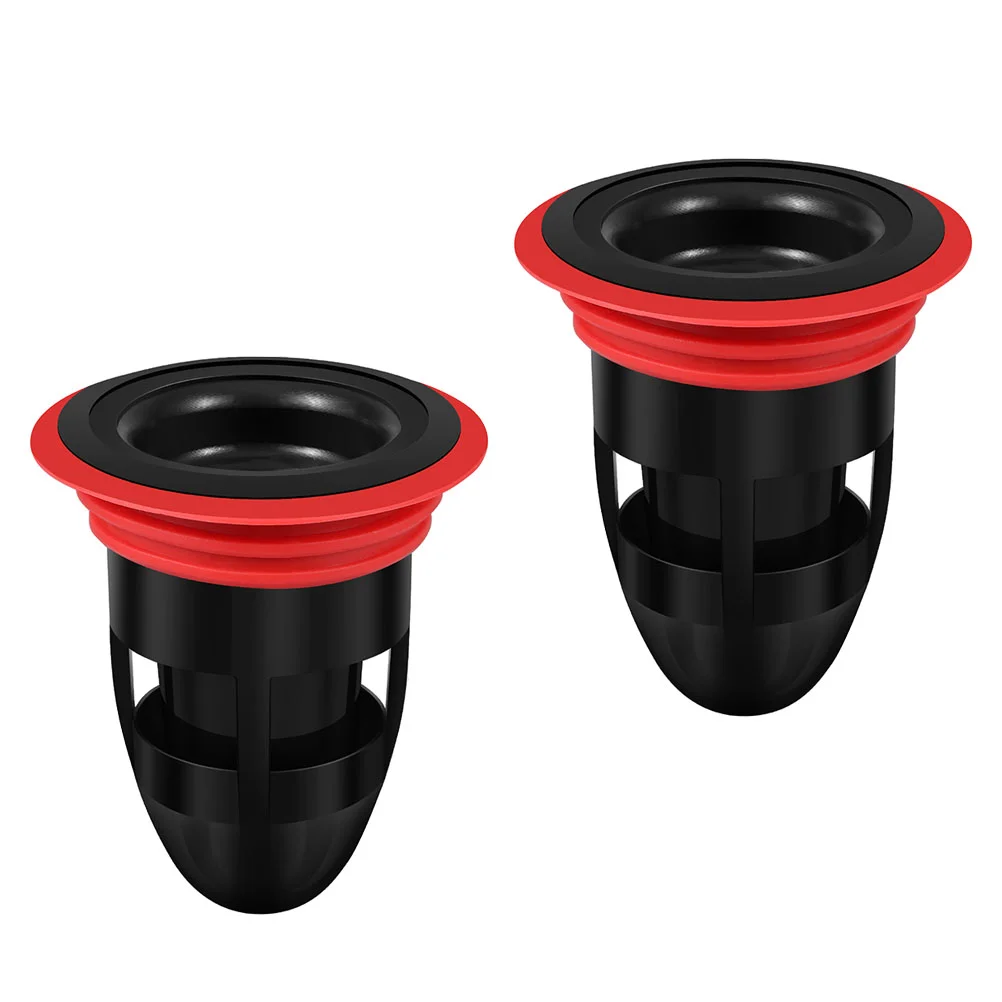 

2 Pcs Filter Floor Drain Core Strainer Washer Machine Hose Silica Gel Household Shower Filters