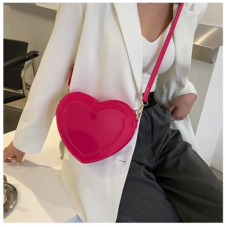 Fashion Bag Heart Shape Girls, Crossbody Bag Women Heart