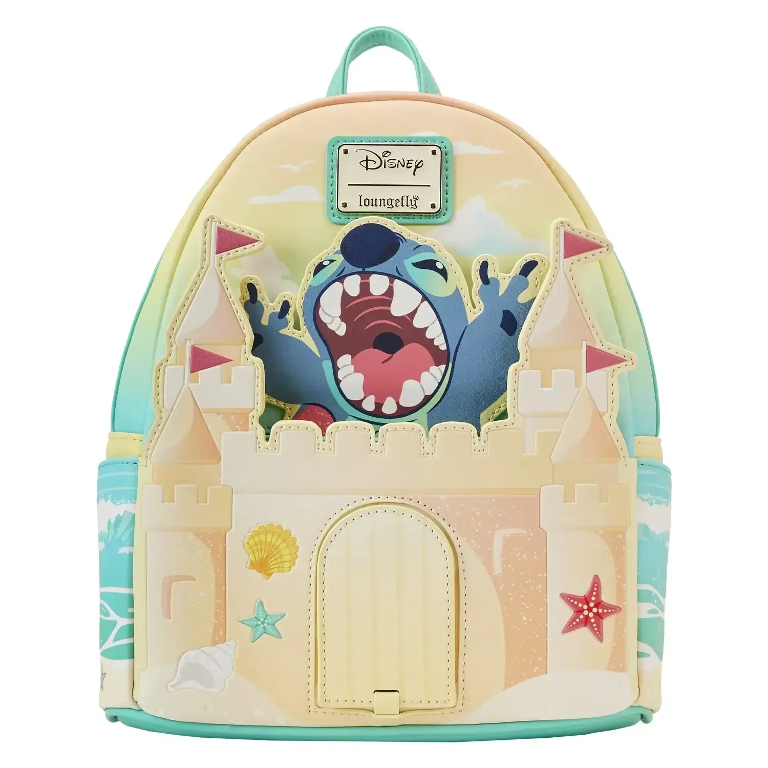 

Disney Stitch Cute Kids Backpack PU Leather Pack Travel Girls Ice Stitch Baby Star Wars Handbag for Girls Shoulder Bag