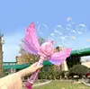 bubble wand Gun Blower Toy Electric Magic Automatic Soap Bubble Machine Light Music Outdoor Toy for Girl 1