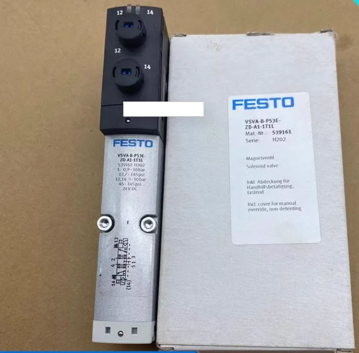 

Новый оригинальный трехступенчатый электромагнитный клапан FESTO VSVA-B-P53E-ZD-A1-1T1L 53916