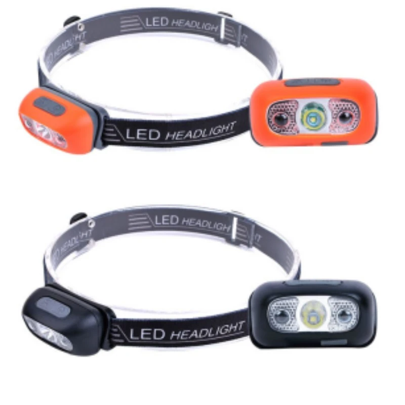 

LED Induction Headlight USB Rechargable Head Torch Work Light Waterproof Headlamp With Built-in Battery For Outdoor Camp Running