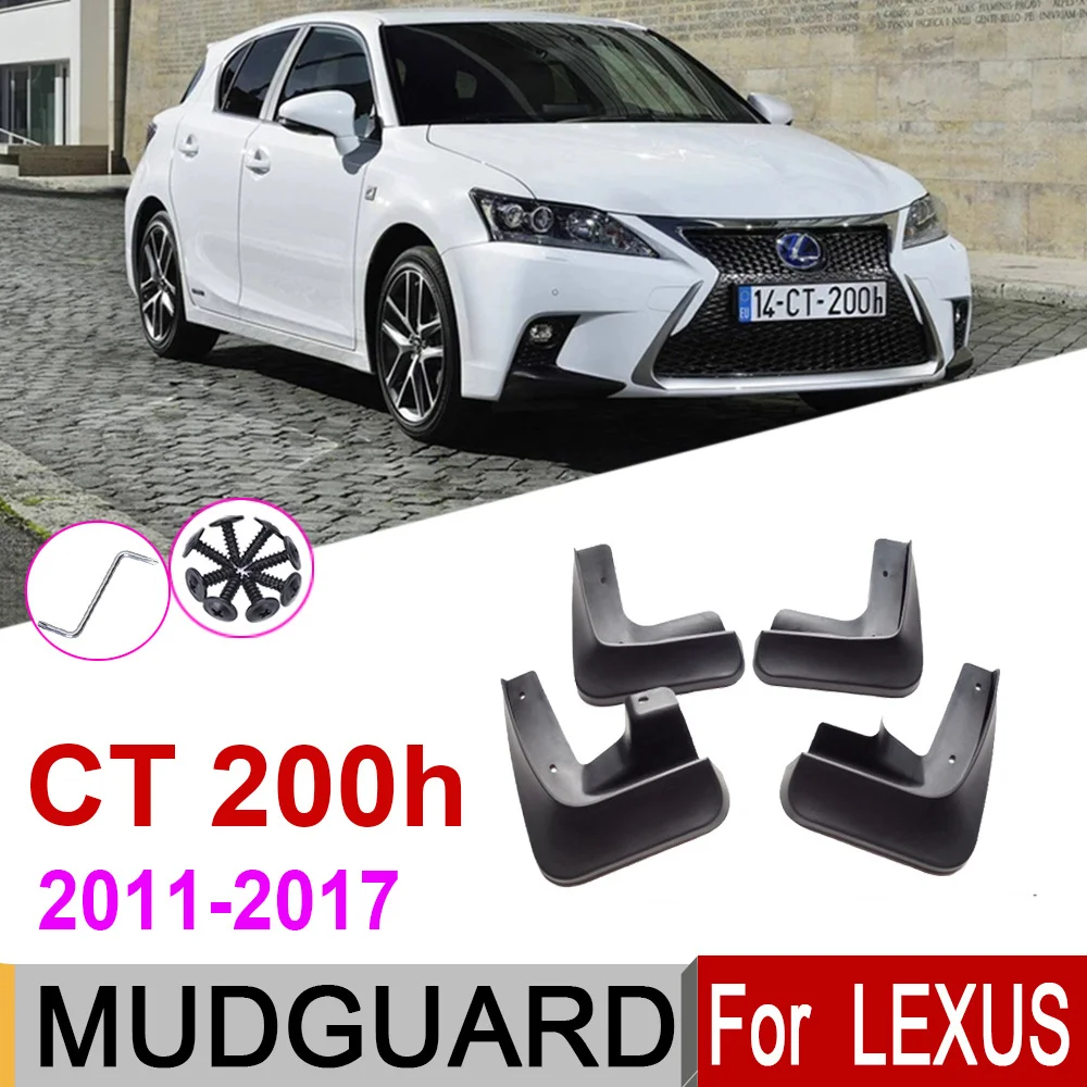 

Автомобильный брызговик для Lexus CT 200H CT200H FSport F Sport 2017 ~ 2011, брызговик от грязи, фотозащита 2016 2015 2014