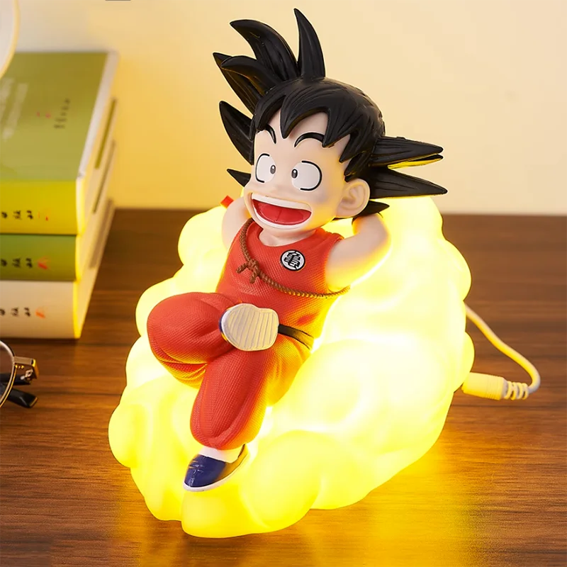 New Dragon Ball Z GOKU Creative lamp Power Up Led Light Lamp Action Figure  Gift