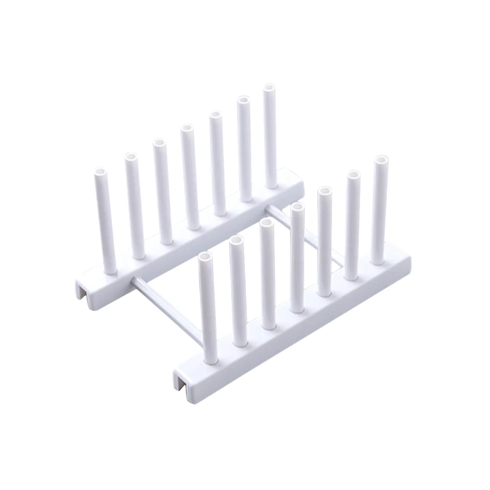 

Plate Kitchen Drawer Organizer Cup Holder Storage Rack Stand Display Dish White