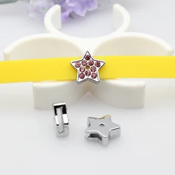 Elegant Pink Rhinestone Slide Letters (Star)