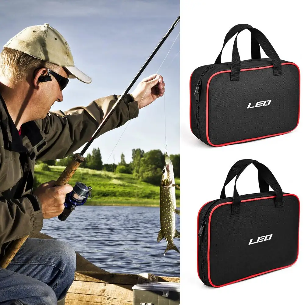 

Convenient Wear-resistant Anti-Scratch Artificial Bait Storage Bag Soft Lure Container Fishing Accessories