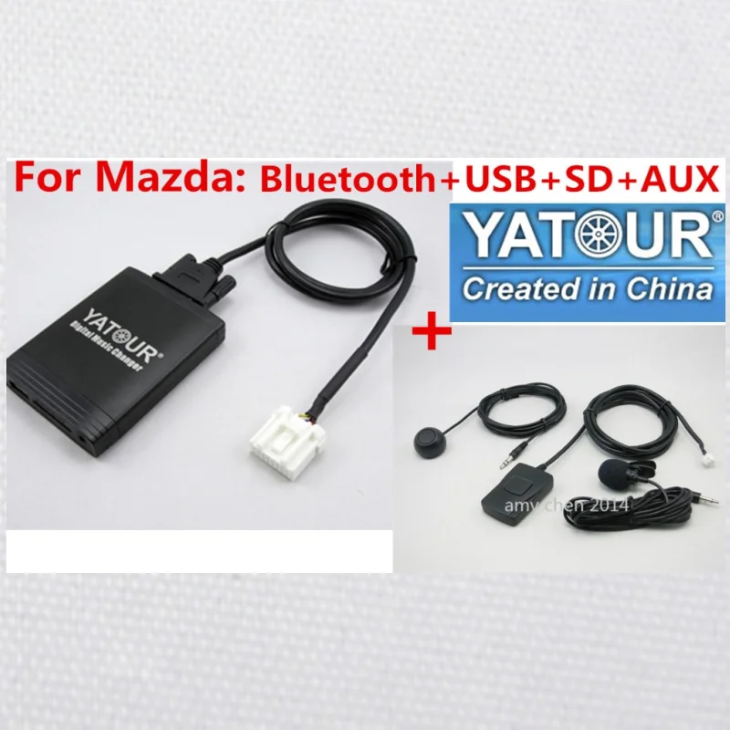 Yatour Car Audio Bluetooth Kit For Mazda 2 3 6 Cx7 Rx8 Mpv Car Mp3