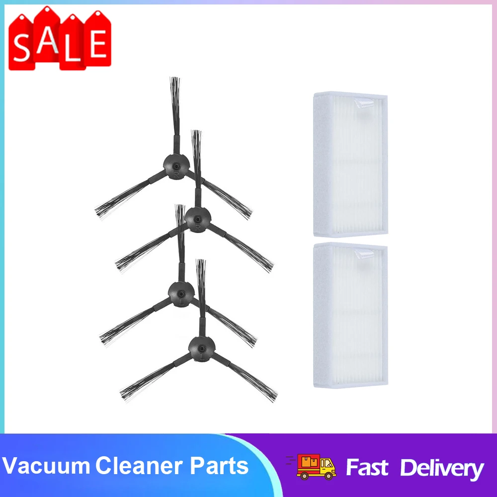 

Robot Vacuum Cleaner Sweeper Filters Kit, Side Brushes, for Medion MD16192, MD18500, MD18501, MD19500, MD19510, MD19511, MD19100