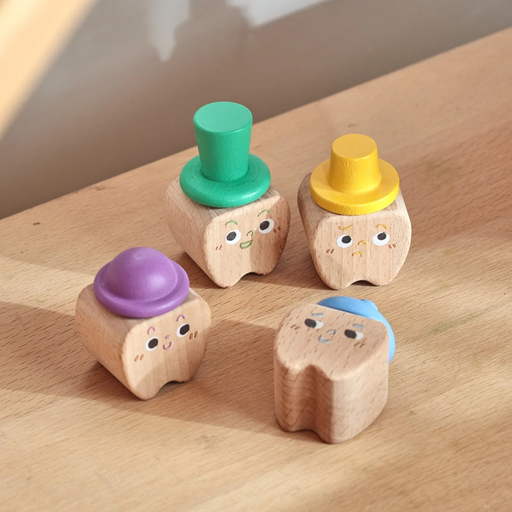 4pc Set Baby Zahn Holz Box Säuglings Milch Zähne Organizer Lagerung Cartoon Zahn Souvenir Box Baby Jungen Mädchen Souvenirs geschenke – Detail 16