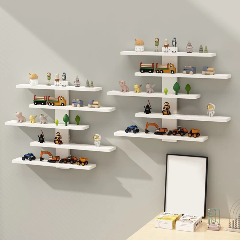 5-Tier Adjustable Wall-Mounted Display Shelf for Collectibles & Mini Figures 2