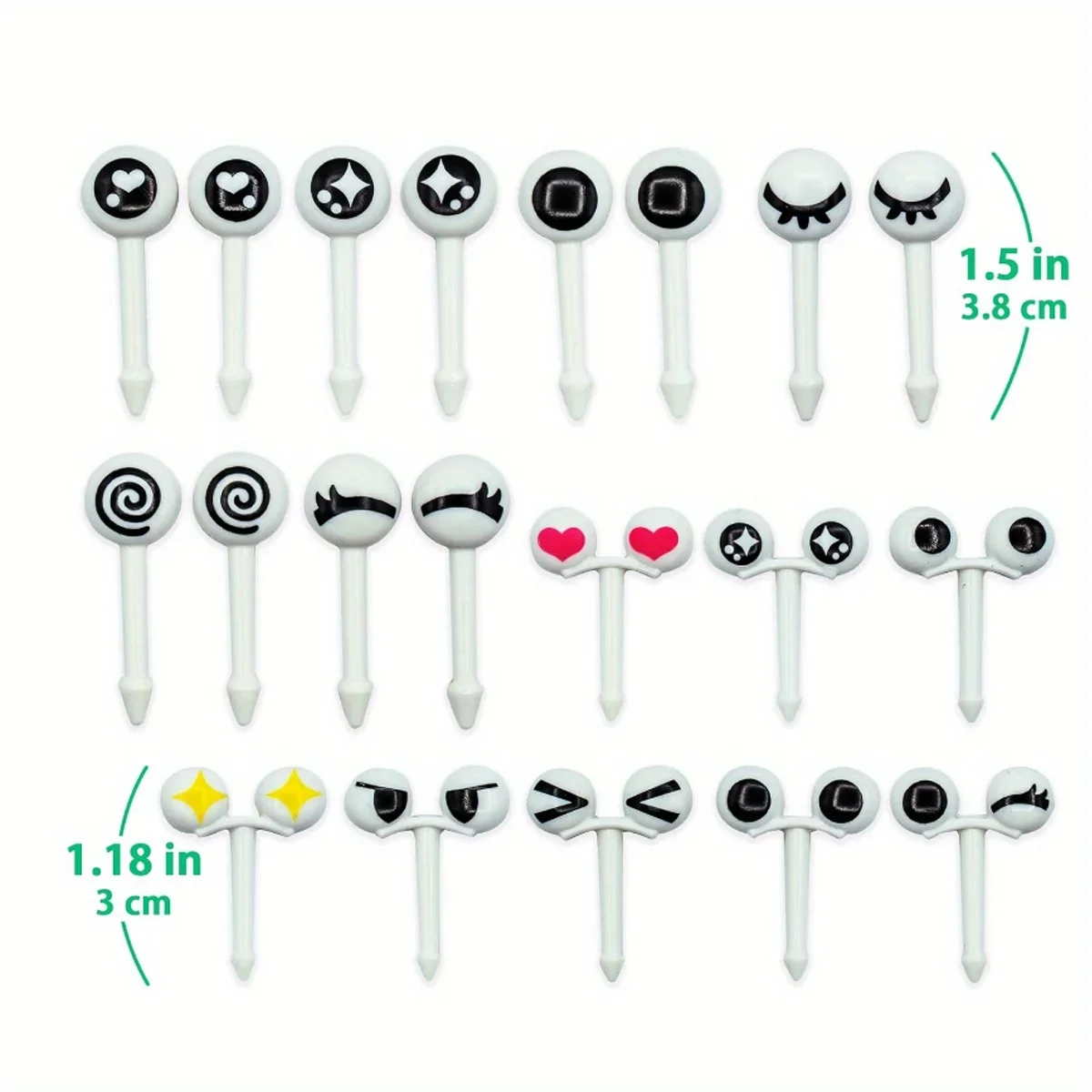 Cartoon Fruit Fork Food Appetizer Toothpicks 22pc/set