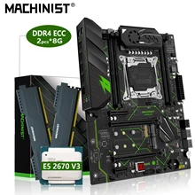  MACHINIST X99 Motherboard Set LGA 2011-3 Xeon Kit E5 2670 V3 CPU Processor 16GB(2*8G) DDR4 ECC RAM Memory Nvme M.2 ATX MR9A PRO 