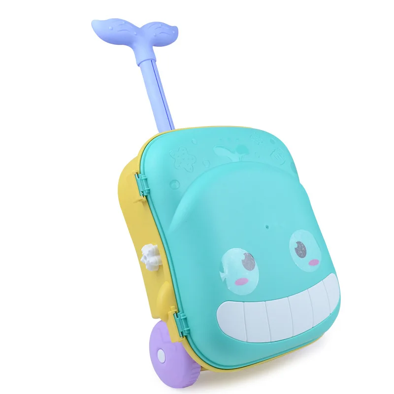 Summer Beach Sand Play Toys for Kids Luggage Toy Kit Water Toys Sand Bucket Pit Tool Outdoor Toys for Children Boy Girl Gifts 6