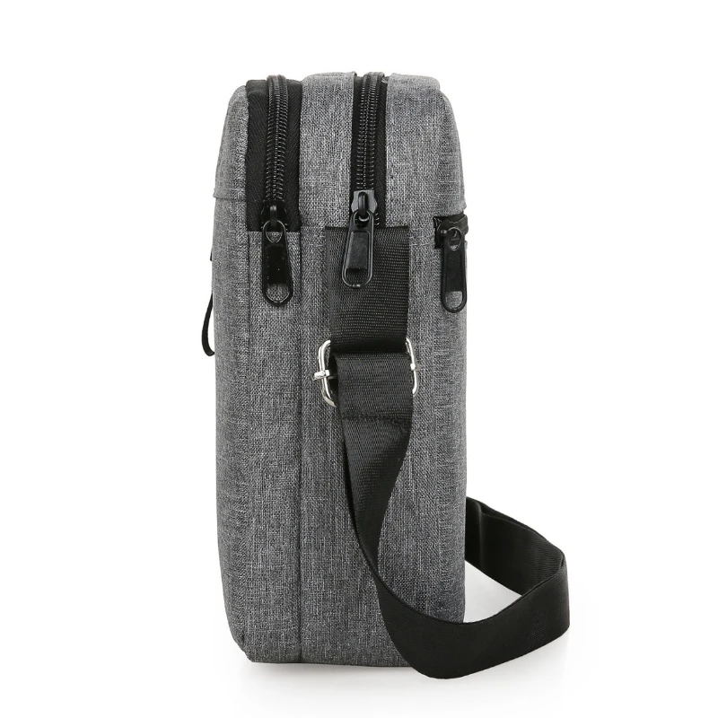 Large Capacity Crossbody Bag For Men Durable Casual Nylon Waterproof Handbag Messenger Bag Travel Male Fashion Shoulder Bag