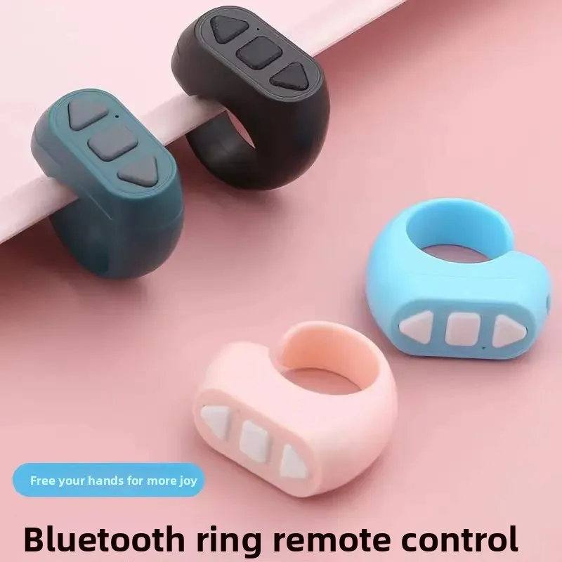 Bluetooth Remote Control Ring for Phone Camera Selfie