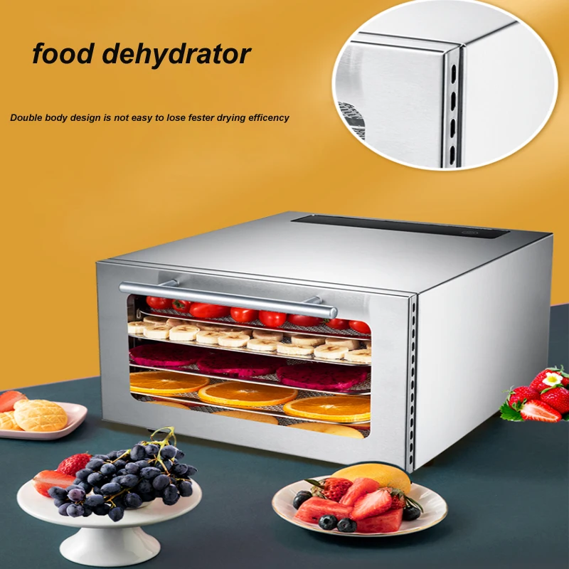 5 Layers Food Dehydrator Machine Dryer Fruit Dryer Dehydration Household Vegetables and Pet Snacks Herb