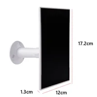 Panneau solaire 10W 6V Cellules solaires extérieures 360 °   Caméra murale réglable panneau solaire Micro USB + type-c pour Ring Eufy Blink Arlo 6