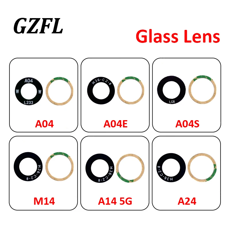 

New Rear Back Camera Glass Lens For Samsung A04 A04E A04S M14 A14 5G A24 Camera Glass Lens