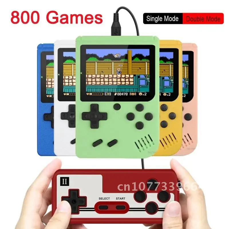 

Portable Handheld Game Player 800 IN 1 Retro Video Game Console Pocket TV Game Console AV Out Mini Handheld Player for Kids Gift