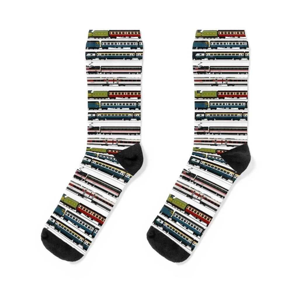 British Locomotives Socks cute Men's Designer Man Socks Women's