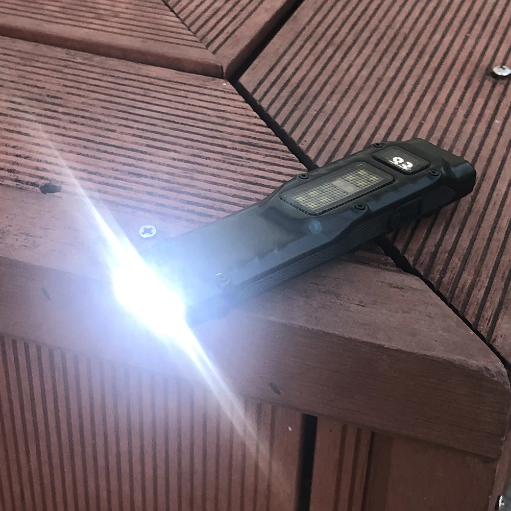 LED Super Bright Flashlight with Pen Clip Mini Camping Light IPX44 Waterproof Outdoor Emergency Light 1000mAh for Outdoor Hiking