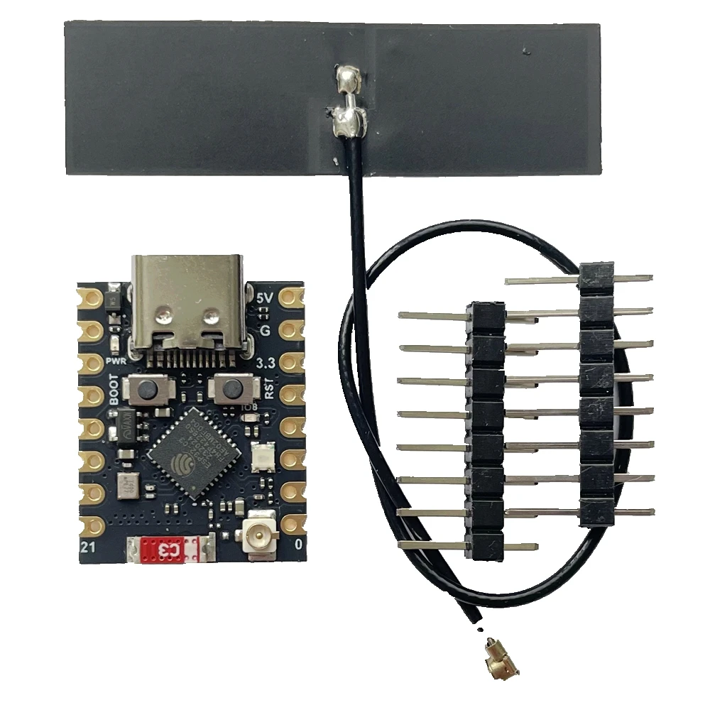 รูปสินค้า บอร์ดพัฒนา ESP32-C3 SuperMini Plus RGB LED Antenna WiFi รุ่นสีแดง
