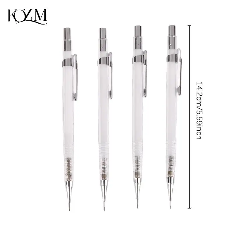 

Simple Transparent Mechanical Pencil 0.3 0.5 0.7 0.9mm Automatic Pencil Lead Refill Art Painting Writing Supplies Stationery