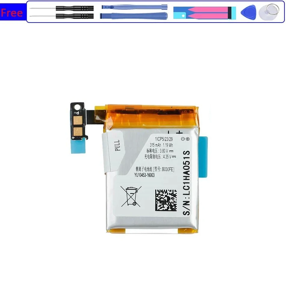 B030Fe 315Mah Batteria Per Orologio Per Samsung Galaxy Gear 1 V700 Sm-V700 Bateria