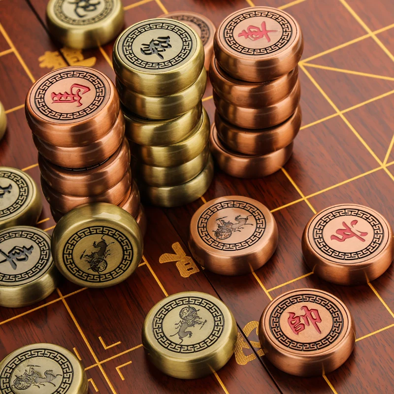 

Подарки, винтажная модель, большие металлические предметы, сборная шахматная игра, китайская деревянная складная доска, развлечения, Ed50zm