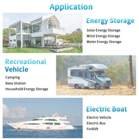 Batterie LiFePO4 de qualité A neuve, 100 % pleine capacité, 51,2 V 560 Ah/628 Ah, pack de batteries 48 V 28 kWh/32 kWh avec BMS intégré, banque d'alimentation solaire 6