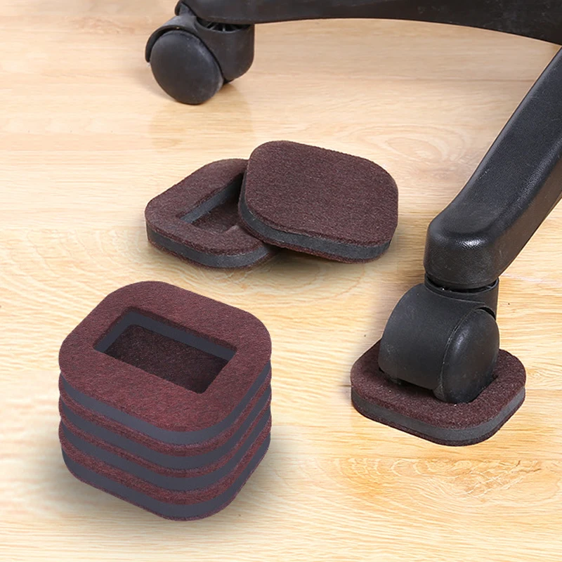 Office Chair Wheel Stopper Furniture Pads Anti Vibration Pads 5pcs