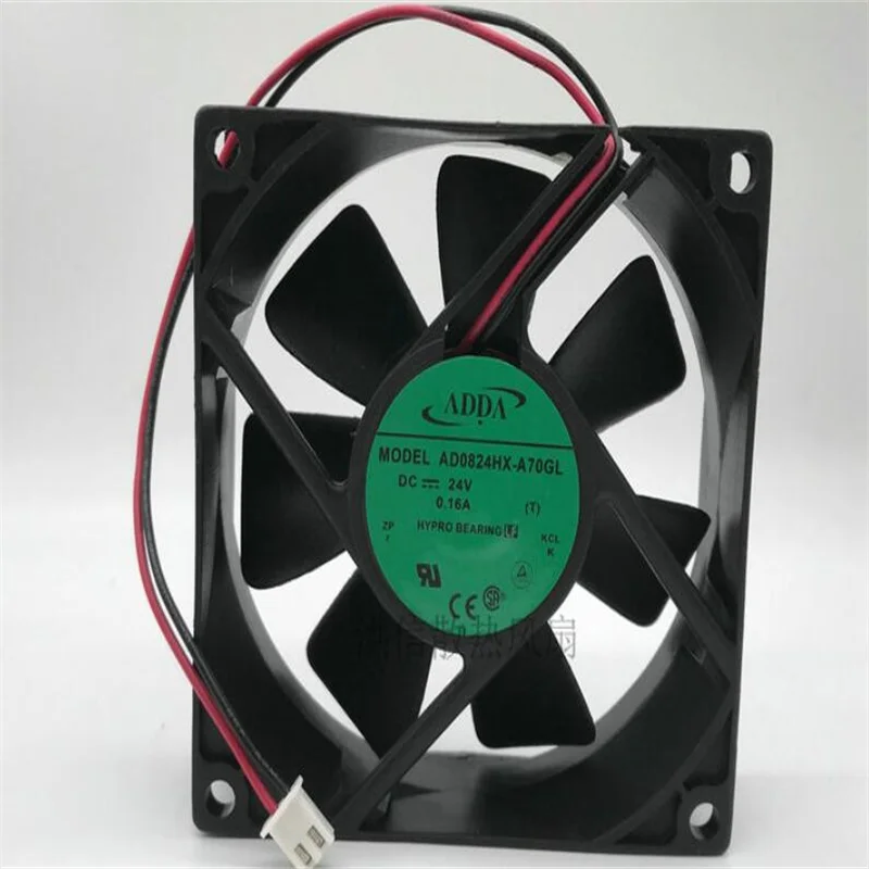 

Original ADDA AD0824HX-A70GL 24V 0.16A 8025 8CM 2-wire inverter cooling fan