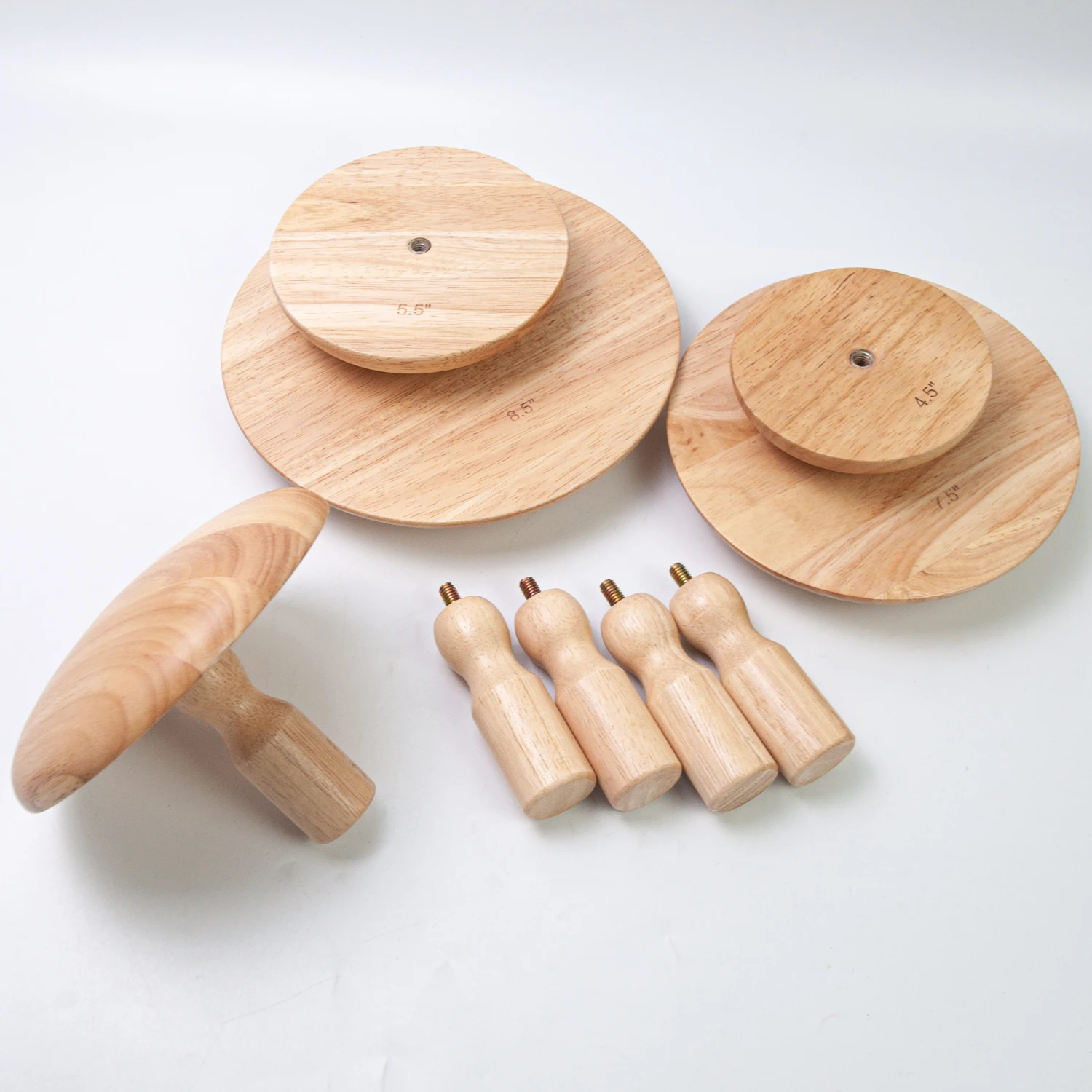 Wood Pottery Plaster Mold Set 2