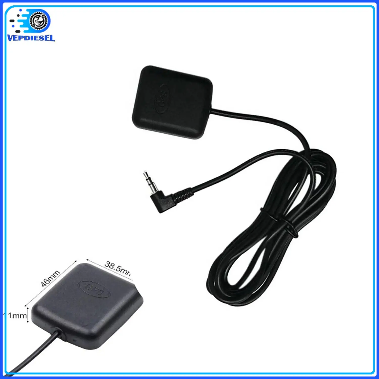 3.5mm Elbow External GPS Antenna Fits For Car Truck SUV Dash Cams Dash Camera Car Replacement Accessories 1pc gps antenna