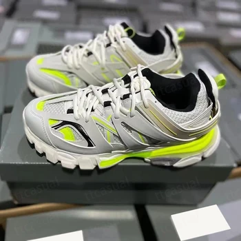 Designer Track 3 3.0 Men Women Casual Shoes Paris Triple White Black Pink Grey Beige Sneakers Luxury Brand 18ss Tess.S. Gomma 5