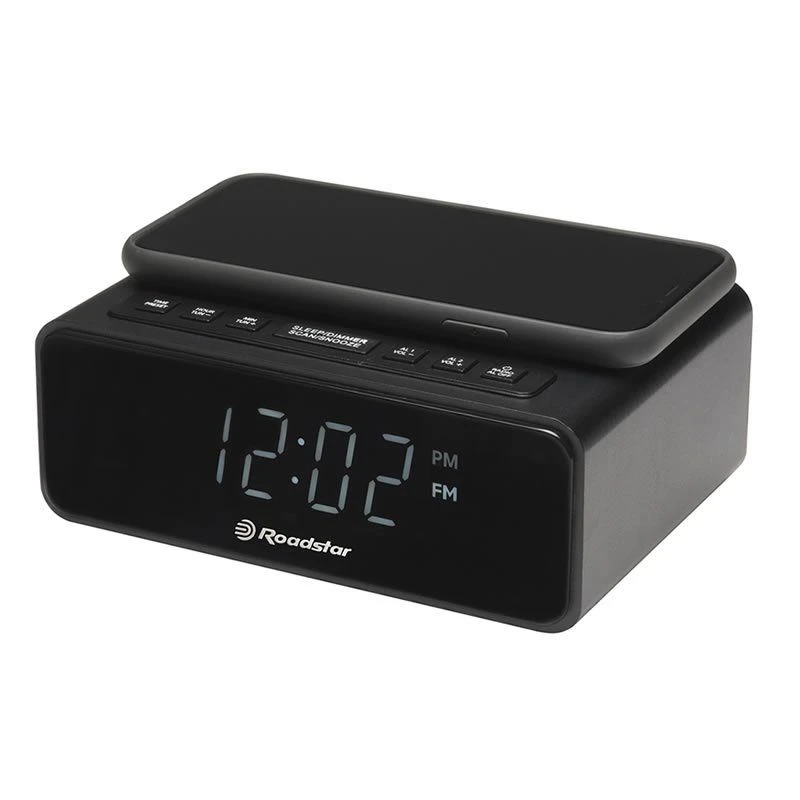 Roadstar Alarm Clock Clr-700qi/fm Radio/wireless Charging Base - Alarm  Clocks - AliExpress